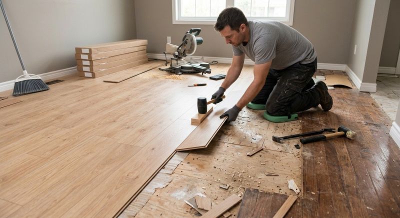 Laminate Floor Replacement in Wellington, CO