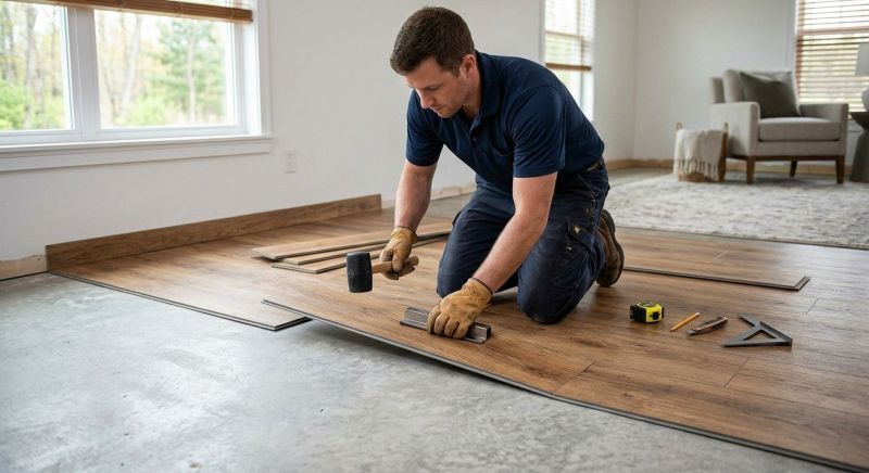 Luxury Vinyl Tile Installation in Wellington, CO