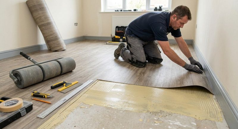 Sheet Vinyl Installation
