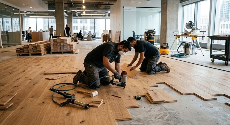 Commercial Hardwood Service in Wellington, CO